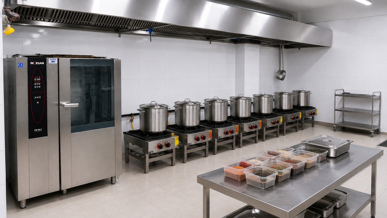 Büke Catering profesyonel üretim mutfağı