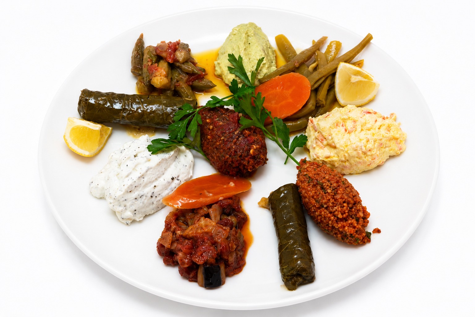 Meze ve açık büfe çeşitleri