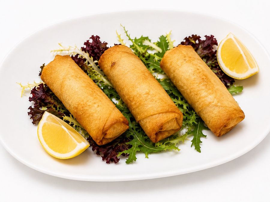 Çıtır rulo börek tabağı